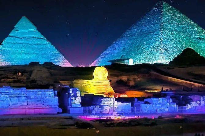 Ton-und-Licht-Show an den Pyramiden von Gizeh